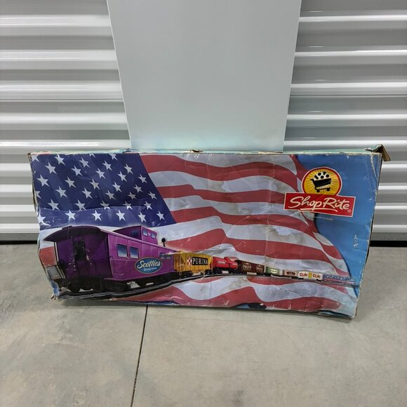 2004 LIFE LIKE ShopRite HO Train Set Salute To America Rare - Picture 5 of 5
